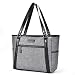 Produktbild Tasche für Notebook, Umhängetasche Brinch Damen, aus Nylon, mit Reißverschluss, ideal für Reisen, für die Arbeit, wie Dokumententasche und für Notebook/Mobile/Tablet/Macbook 15.6 pollici grau