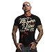 Produktbild Yakuza Original Herren We Come In Peace T-Shirt Schwarz Gr.2XL