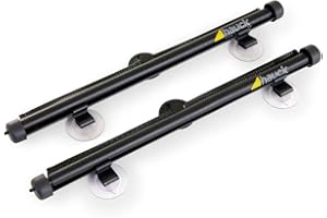 hauck Shade Me 2 – 2 Parasole Auto Bambini e Neonati, Tendine Parasole Regolabili con Ventose o Clip, Protezione Solare UV per Finestrini Laterali, Avvolgibili, Facili da Montare, Grigio