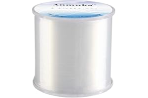 Yongbest Angelschnur, 500m Nylon Monofilament, 0,26mm, Klar