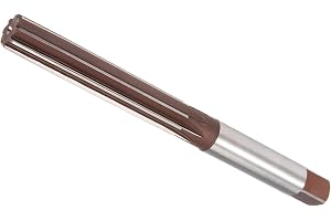 CoCud handdriven, 15 mm skärdiameter, 6 skär H8, legerat stål, rakt skaft, brotsch borr – (applikationer: för aluminium, järn, koppar, plast, trä)