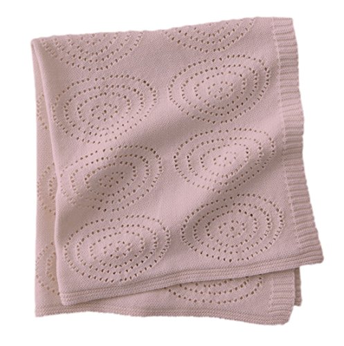 Preisvergleich Produktbild Kids Concept- Baumwolldecke Kuscheldecke Kinder Babybett Häkeldecke- 70x80cm, Rosa