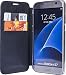 Produktbild JT Berlin FolioCase Schöneberg für Samsung Galaxy S7 (Handarbeit, Transparente Hartschale, Standfunktion, Kartenfächer) schwarz - 10156