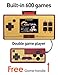 Produktbild Klassisches FC Pocket Video Spiel 2.6 Zoll-Schirm-Kinderhandspiel -Konsole Eingebaut 472 Spielen mit Game Card 128 Spielen (Schwarz)