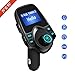 Price comparison product image Bluetooth FM Transmitter Car Charger - SMBOX Car Mp3 Player (2018 New Version) Handsfree Car Kit Wireless Car Audio Radio Adapter, 1.44" Large Display Screen, Dual USB Charging, 4 Play Modes, Voice Navigation, Support TF Card Slot, U Disk Port and 3.5mm Audio Port - Black