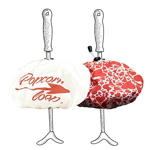 2 x Popcornloop Ersatzhauben Doppelpack Original Design + Herzchen Design Geeignet Für Den Popcornloop 100% Baumwolle Waschmaschinenfest
