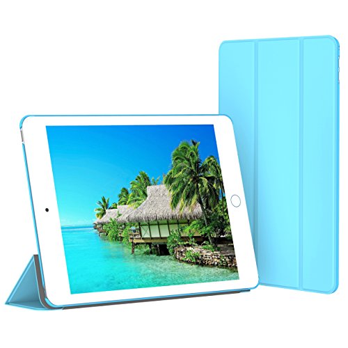 iPad Air 2 Hülle, JETech iPad Air 2 Slim-Fit Smart Case Hülle Schutzhülle Tasche mit Leichte Ständer und Auto-Einschlaf/Aufwach für Apple iPad Air 2 (Blau) - 3