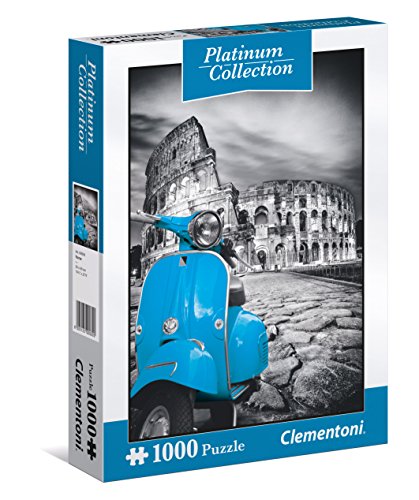 Clementoni- Puzzle Platinum Coliseo-Roma 1000 Piezas (39399)