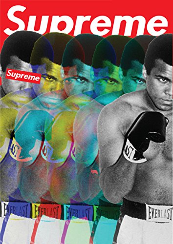 Muhammad Ali Poster Boxing Gym Wall Art Supreme Skateboard GOAT Large A1 size