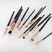 Tonsee 12Pcs Pro MakeUp Cosmetic Set Eyeshadow Foundation Brush blusher Tools kit
