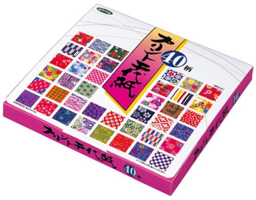 Origamipapier 40 Muster 23-1986 Print Chiyogami, 200 Blatt, 15cm