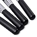 Annengjin®8PCS Makeup Brushes Professional Cosmetics Make up Brush Set Eyeshadow Eyebrow Cosmetics Tools Kit (Black handle+ Silver tube)