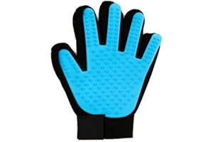 CMUYKIBU Gant Toilettage Chien et du Chat,Gant de Multifonction - Brossage,Massage,Bain et Récupération des Poils,Gant Brosse en Silicone pour Chat et Chien,Convient à Toutes Tailles de Pelage