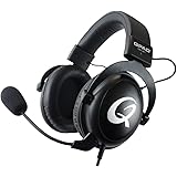 QPAD QH-91 Pro Gaming Premium Headset Headphones for PC Player with 53 mm Stereo Sound, Black