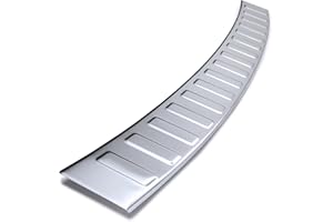 ‎TUNING-ART tuning-art BL970 Ladekantenschutz mit Abkantung für Skoda Fabia 3 Kombi 2018-2023, Farbe:Silber