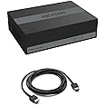 HIKVISION 8 Channel eDVR [ Built-in SSD Storage ] Compatible with Upto 2MP CCTV Cameras DS-E08HGHI-B with USEWELL HDMI, White