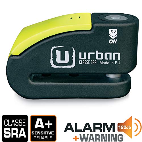 Urban Security 999 Candado Antirrobo Disco Alta Seguridad con Alarma