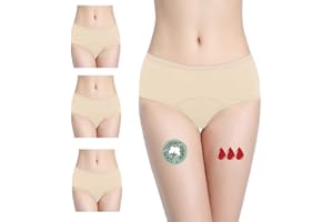 NOBLOOD Bragas Menstruales absorbentes = 2 tampones - Lavables - Algodón - Ecológicas - Menstruación - Bragas de reglas Flujo Periódico de moderado a abundante - Incontinencia - Protección de Fugas de Orina