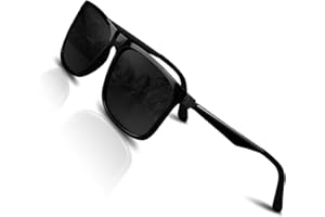 CHEREEKI Polarisierte Sonnenbrille UV400 Retro Vintage Brille für Herren und Damen