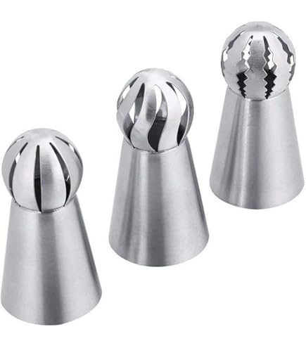 Lot De 4 Douilles à Glaçage En Acier Inoxydable - Modèles 2CZ, D66, 4B, 1M, Pour Décorations Pâtisserie