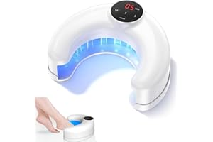 JKEVOW Hongo de uñas láser para múltiples dedos y uñas de los pies, tratamiento eficaz de hongos en las uñas, fortalecimiento rápido, dispositivo láser para uñas dañadas y descoloridas