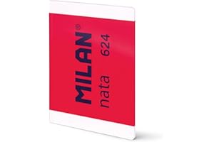 MILAN® Libreta A4 encolada, papel blanco, 48 hojas nata®, rosa