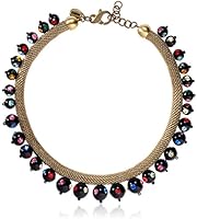 Sveva Collection Statement Satellite Black Necklace of 21cm