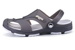 ZXWFOBEY Men's Slip-On Breathable Beach Shoes Sport Sandals Flip Flop