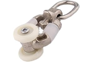 Fendawn Strive Satz von 10 Vorhanghaken Vorhangschiene Rad Vorhangschiene Schieberolle