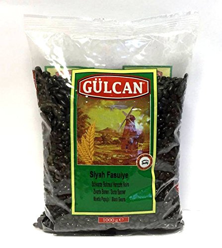 Preisvergleich Produktbild Gülcan schwarze Bohnen 1000g - Siyah Fasulye