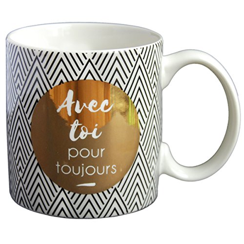 DRAEGER PARIS 1886 76000644 LA CARTERIE Mug cadeau à message  Avec toi pour toujours