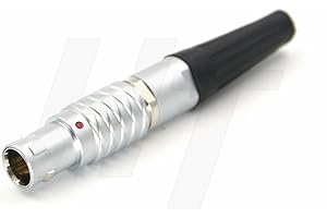 HANGTON CONNECT HangTon 0B - Cable conector circular de metal FGG de 3 pines macho para Steadicam Power 12/24 V (3P, enchufe)