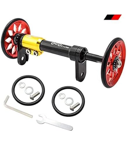 London Craftwork Extension De Roues Pour Brompton – Alliage Alu, Roues 60 Mm, Stabilise Le Vélo Plié, Option Roues Faciles
