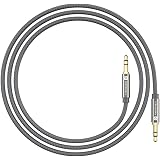 Portronics Konnect Aux 7 3.5mm Male to Male Aux Cable with 2 Meter Cable Length, 24K Gold-Plated Connectors with Strong Nylon