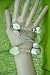 14 Inch Mannequin Hand for Nail Practice Jewelry Glove Display