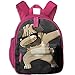 Price comparison product image Lovely Schoolbag Dog Dab Funny Dabbing Double Zipper Waterproof Children Schoolbag with Front Pockets for Youth Boy Girl