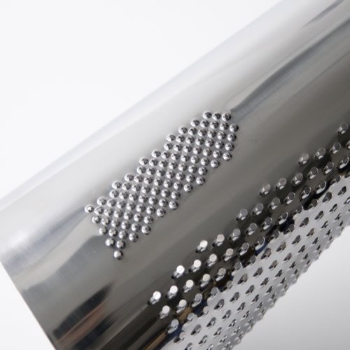 Alessi „TODO“ Riesengroße Reibe für Käse und Muskatnuß aus Edelstahl und Holz - 5