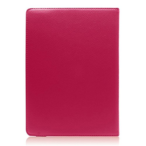 COOVY® 360° ROTATION COVER FÜR SAMSUNG GALAXY NOTE 10.1 EDTION 2014 SM-P6000 SM-P6010 SM-P6050 SM-P600 SM-P601 SM-P605 SMART HÜLLE TASCHE ETUI CASE SCHUTZ STÄNDER Farbe hotpink - 4