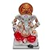 Marble Look Hindu God Shri Ganesh Car Dashboard Statue Lord Ganesha Idol Bhagwan Ganpati Handicraft Decorative Spiritual Puja Vastu Showpiece Figurine - Religious Pooja Gift Item & Murti for Mandir / Temple / Home Decor / Office / Study Table RS.398.00
