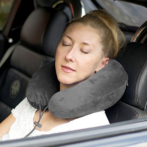 daydream: Reise-Nackenkissen „Premium+“ mit Memory Foam, grau (N-5452) - 4