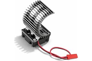 Dilwe Motorradiator, med kylfläkt för motor 540/550 med 1/10 RC bil