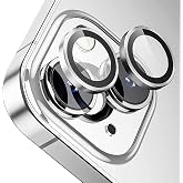 MADNOVA iPhone 13 i&ccedil;in Kamera Koruyucu İphone Al&uuml;minyum Alaşım &Ccedil;er&ccedil;eveli Tempered Glass iPhone Kamera Lens Koruyucu (G&Uuml;M&Uuml;Ş)