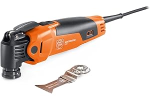 FEIN Multimaster MM 500 Plus, MultiTool con hoja de sierra bimetálica para metal y plásticos, Motor FEIN 350 W Sistema antivibración, Portaherramientas StarlockPlus, Cambio herramienta rápido QuickIN