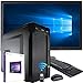Produktbild SNOGARD Office-PC Komplett Set / Bundle / AllinONE | Desktop PC inkl. Windows 10 Home, 24" HD Monitor, Wireless Maus und Tastatur, WLAN Adapter | Quad-Core Officeline/Multimedia Computer - INTEL Quad Core i5-7500 4x3.40 GHz, 8GB RAM, 240GB SSD, Intel HD Graphics, HDMI, VGA, DVD±RW, USB 3.0