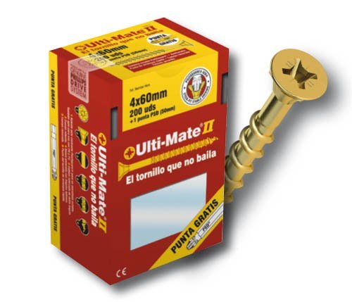 Ulti Mate II - Tornillo Bicrom.5x20-Cj.Cart.XL-200u.