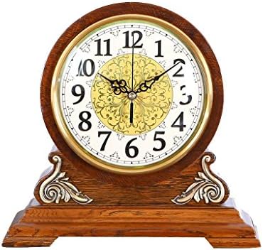 of'Massivholz oaks antique 12-quartz clock with Arabic numerals mute customs desktop seats bell of the welcome