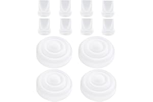 BOXOB 12 Szt. Części Zamiennych do Laktatora Mom Cozy M5, 8 Zaworów Duckbill i 4 Silikonowe Membrany Kompatybilne z Momcozy M5