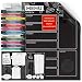 Produktbild ARTEZA Whiteboard Menüplaner-Set | Schwarze Magnetische Tafel 43 x 33cm | 23 x 15cm Umrechnungstabelle |12 Marker mit feiner Spitze, Mikrofaser-Schwamm, Sprühflasche