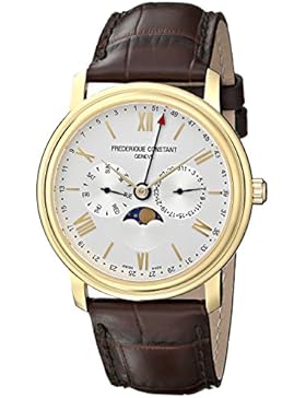 Frederique Constant fc270sw4p5–Armbanduhr Herren, Lederband braun