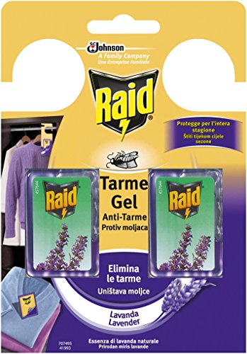 Preisvergleich Produktbild Raid Motten Gel Lavendel Stück.2 Stück – 24
